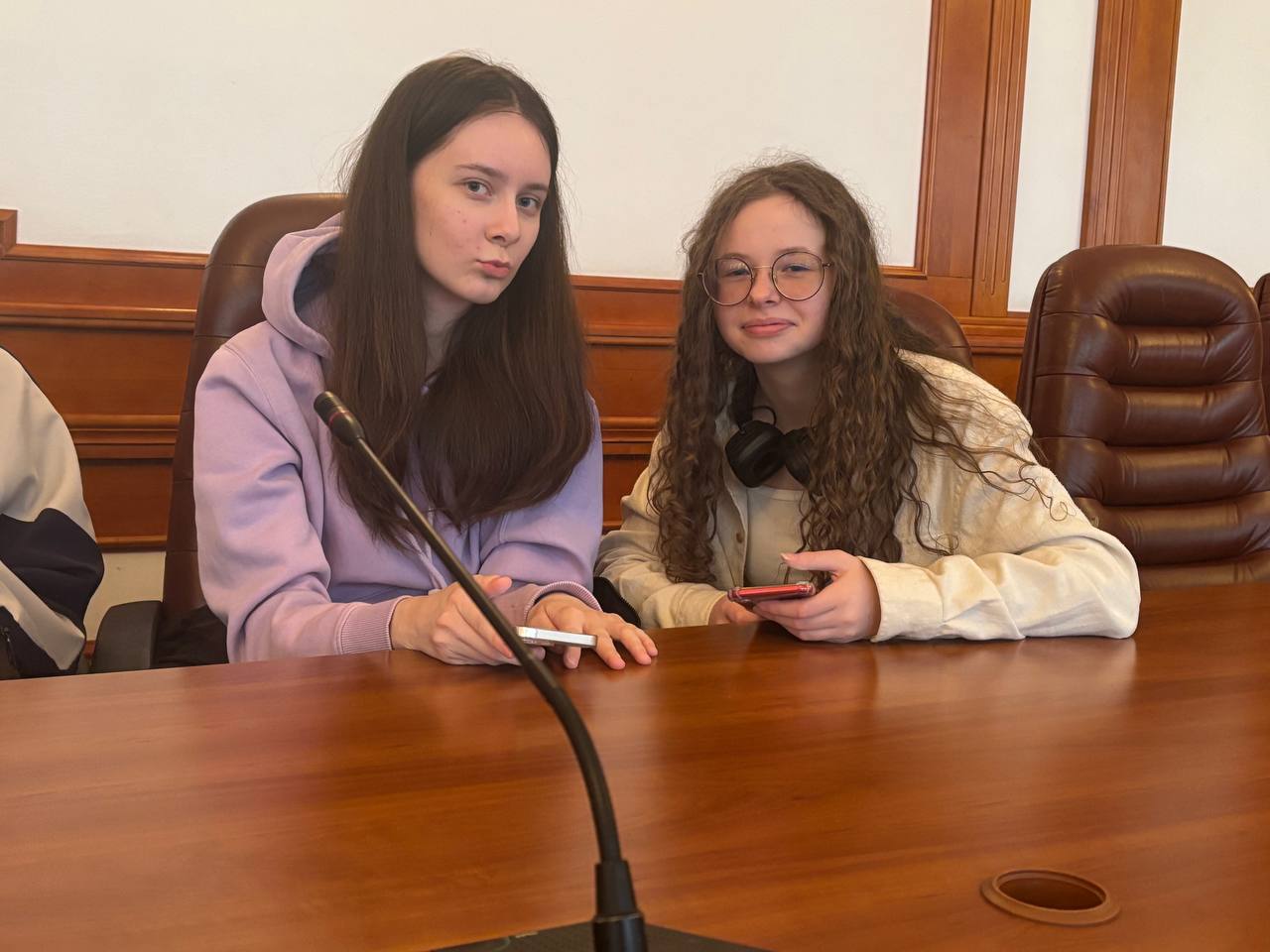 zustrich z Poslom v universyteti Dragomanova